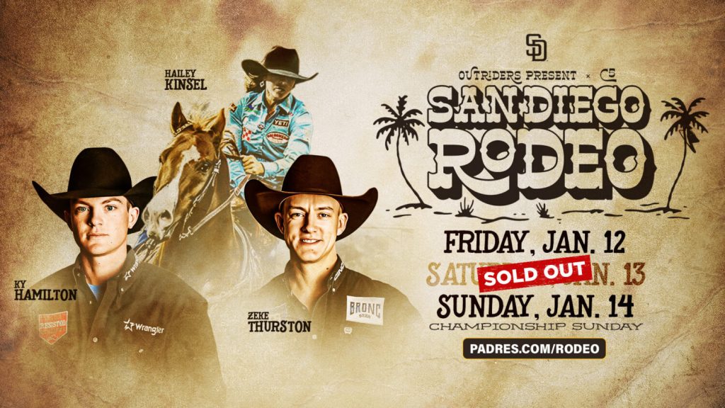 Things to do in San Diego this weekend January 9-14, 2024 including the San Diego Rodeo at Petco Park