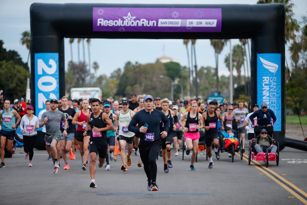 Things to do in San Diego this weekend January 9-14, 2024 including the San Diego Resolution Run 5k, 10k, and half marathon