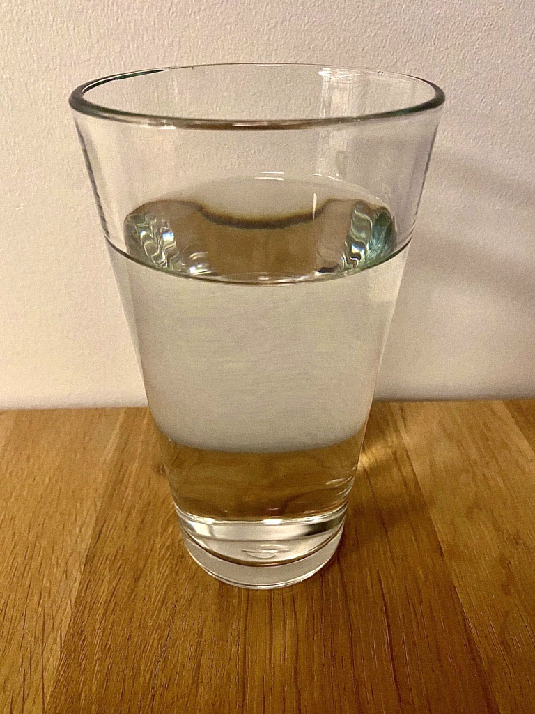 A San Diego glass of tap water 