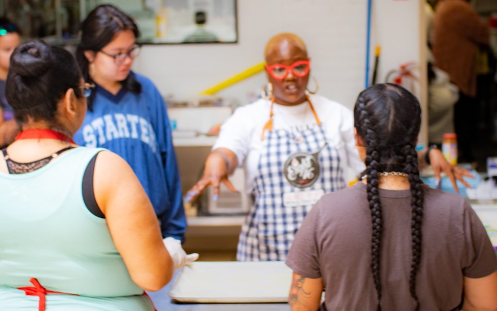 Eight16 Culinary Therapy at the Joe and Vi Jacobs Center’s community kitchen in Cholla's View, San Diego