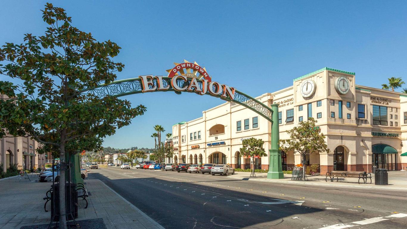 Downtown El Cajon sign on West Main Street in East County San Diego