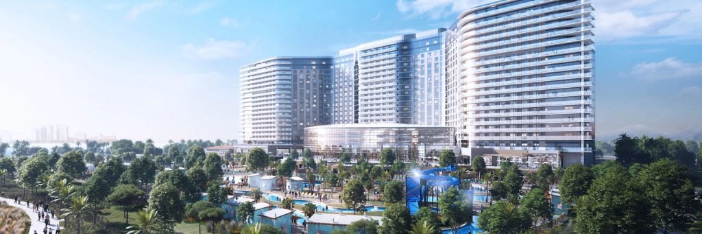 Rendering of the Gaylord Pacific Resort & Convention Center by Marriott which is part of the billion dollar Chula Vista Bayfront development project