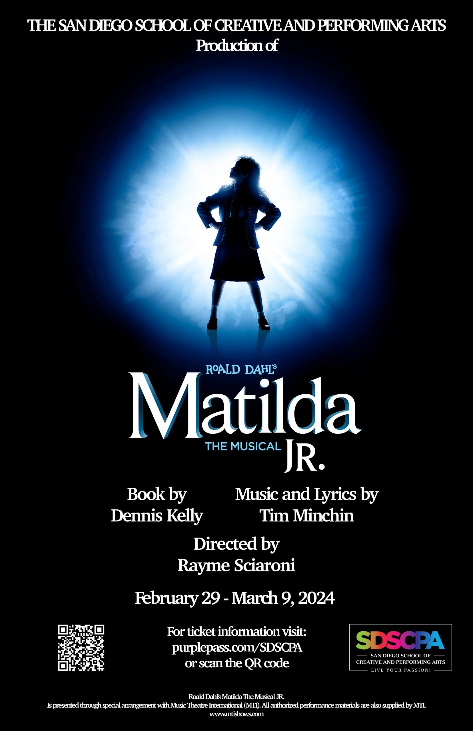 Roald Dahl's Matilda the Musical Jr. - San Diego Magazine