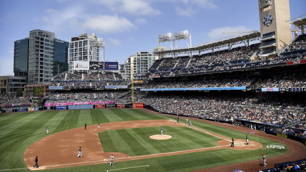 Interior of Petco Park stadium where the San Diego Padres play where accessible seating and accommodation can be found 