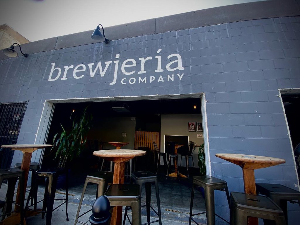 Brewjeria Company brewery exterior in Los Angeles, California  that is opening a new location in Chula Vista, San Diego