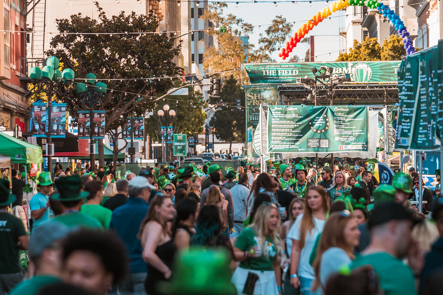 St. Patrick's Day 2024 parade and party in the Gaslamp Quarter, San Diego