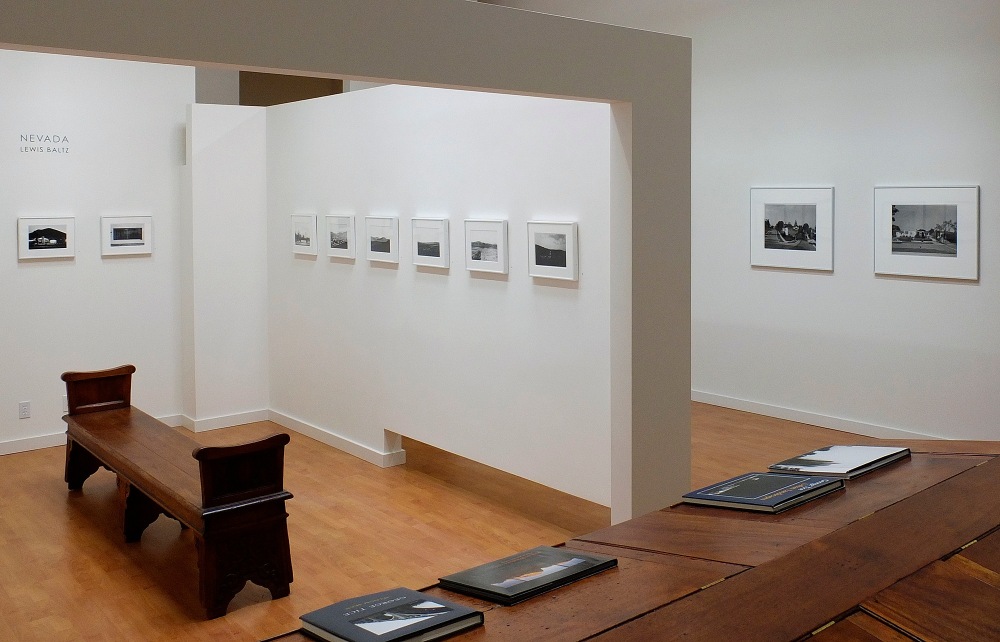 Interior of the Joseph Bellows Gallery in La Jolla, San Diego featuring black-and-white film photography 