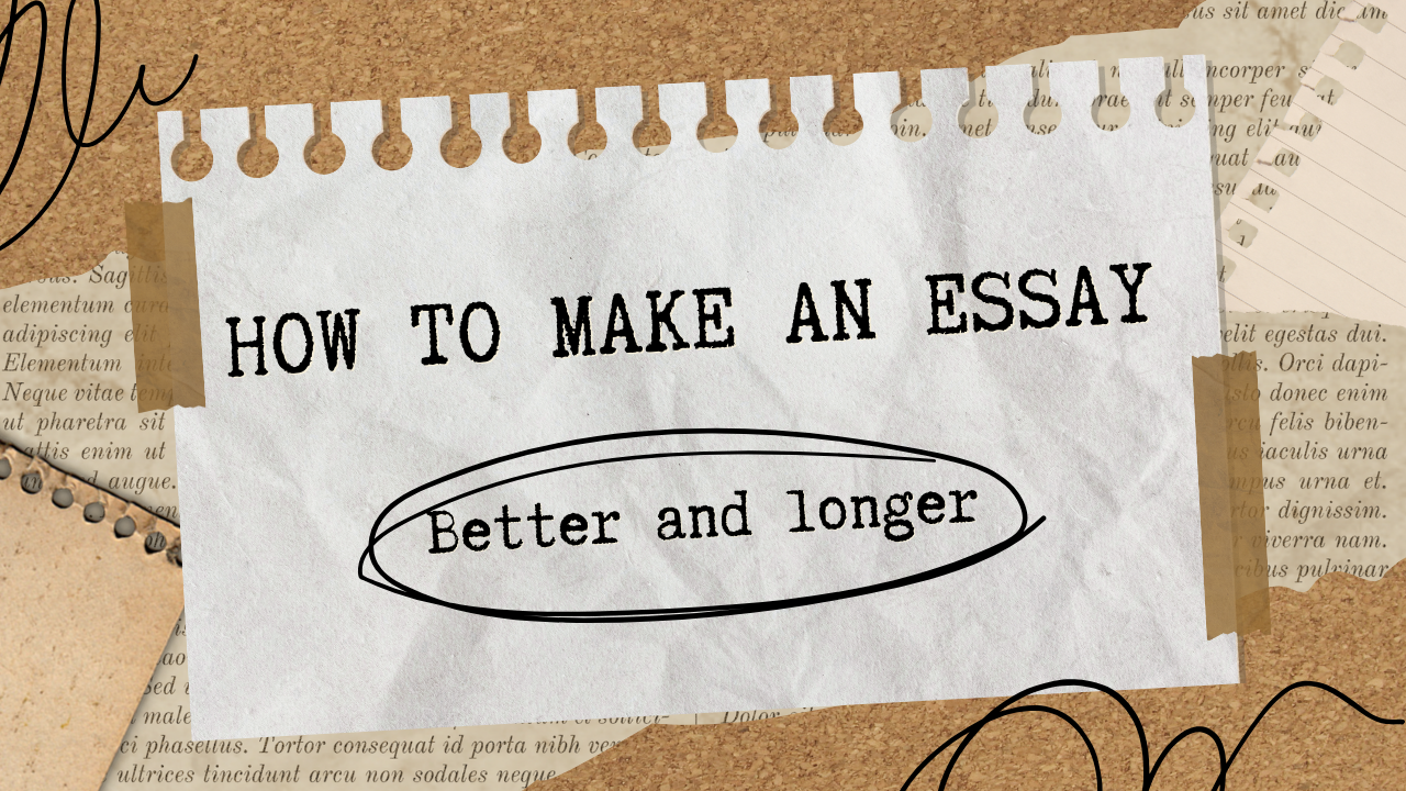 how to write an essay better