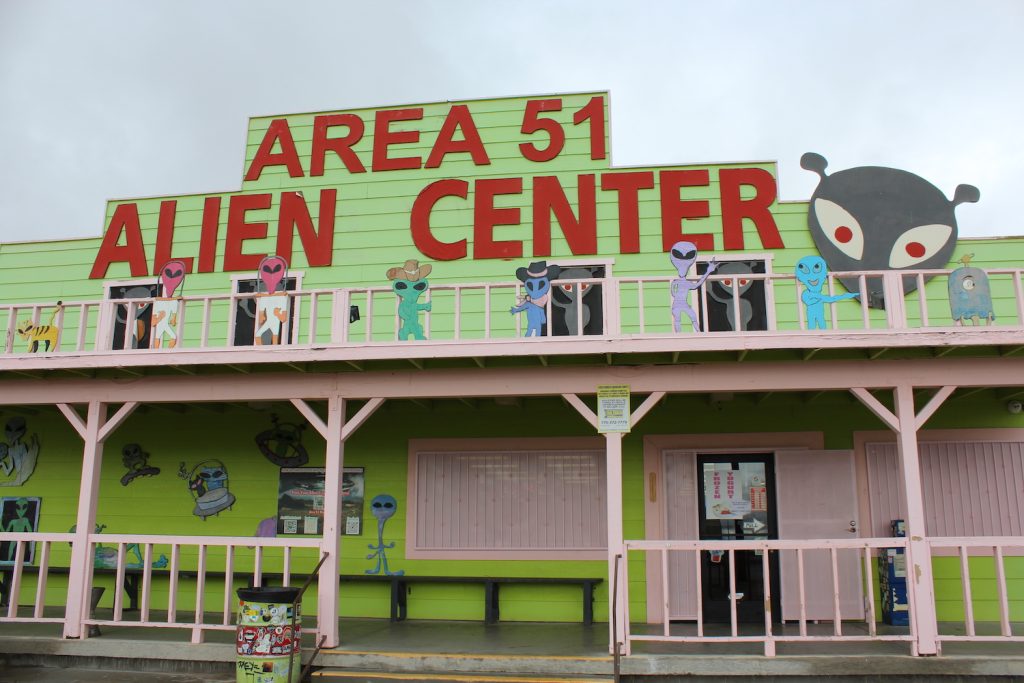 The Area 51 Alien Center in the Amargosa Valley in Nevada