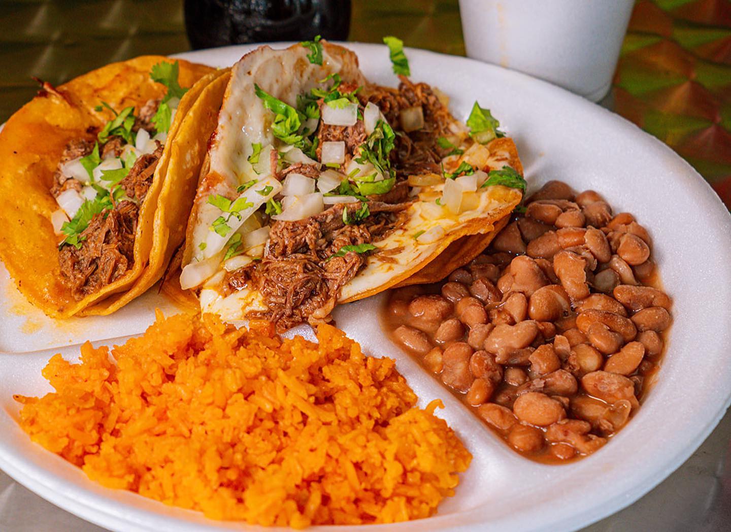 Birria El Rey Mexican food truck in Golden Hill opening a new brick-and-mortar location in 2024 featuring a taco plate
