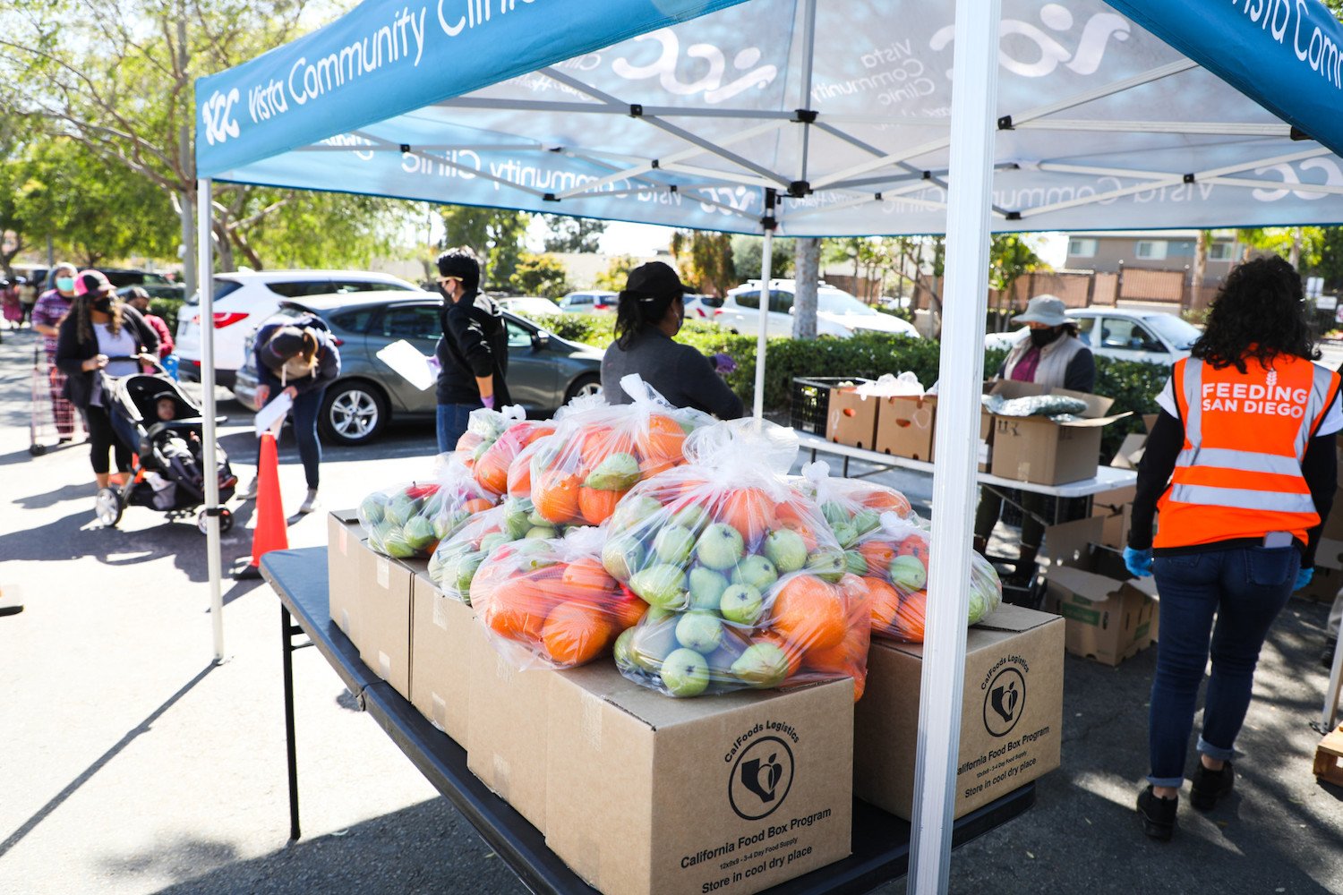 San Diego nonprofit Feeding San Diego's mobile Pantry free food distribution