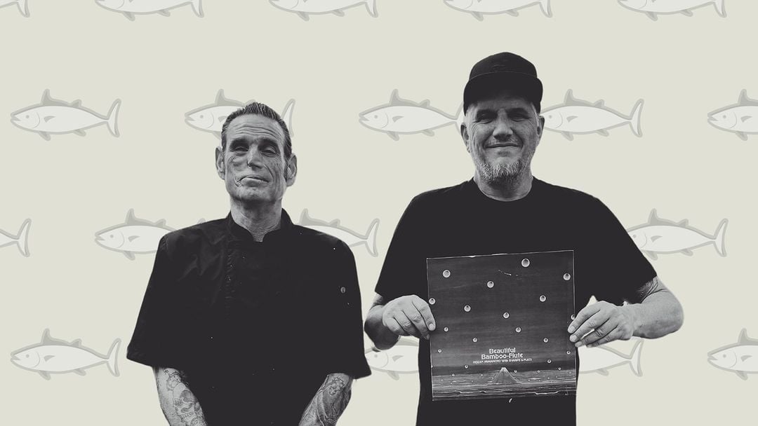 Needlefish Omakase sushi pop-up restaurant and vinyl-listening experience in San Diego from Chris Cantore and Tyler Mars