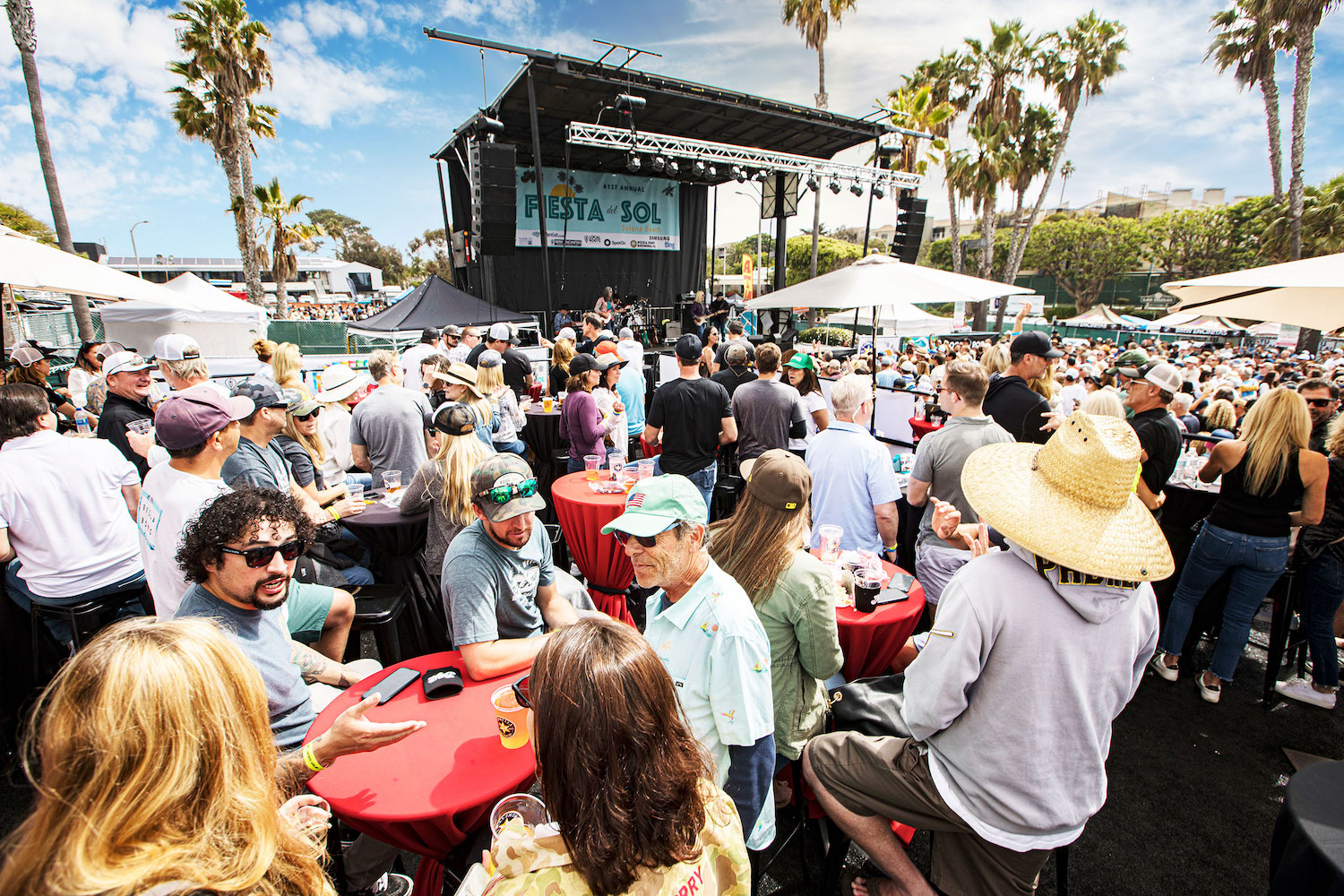 Fiesta Del Sol music festival event in Solana Beach in North County San Diego this weekend 