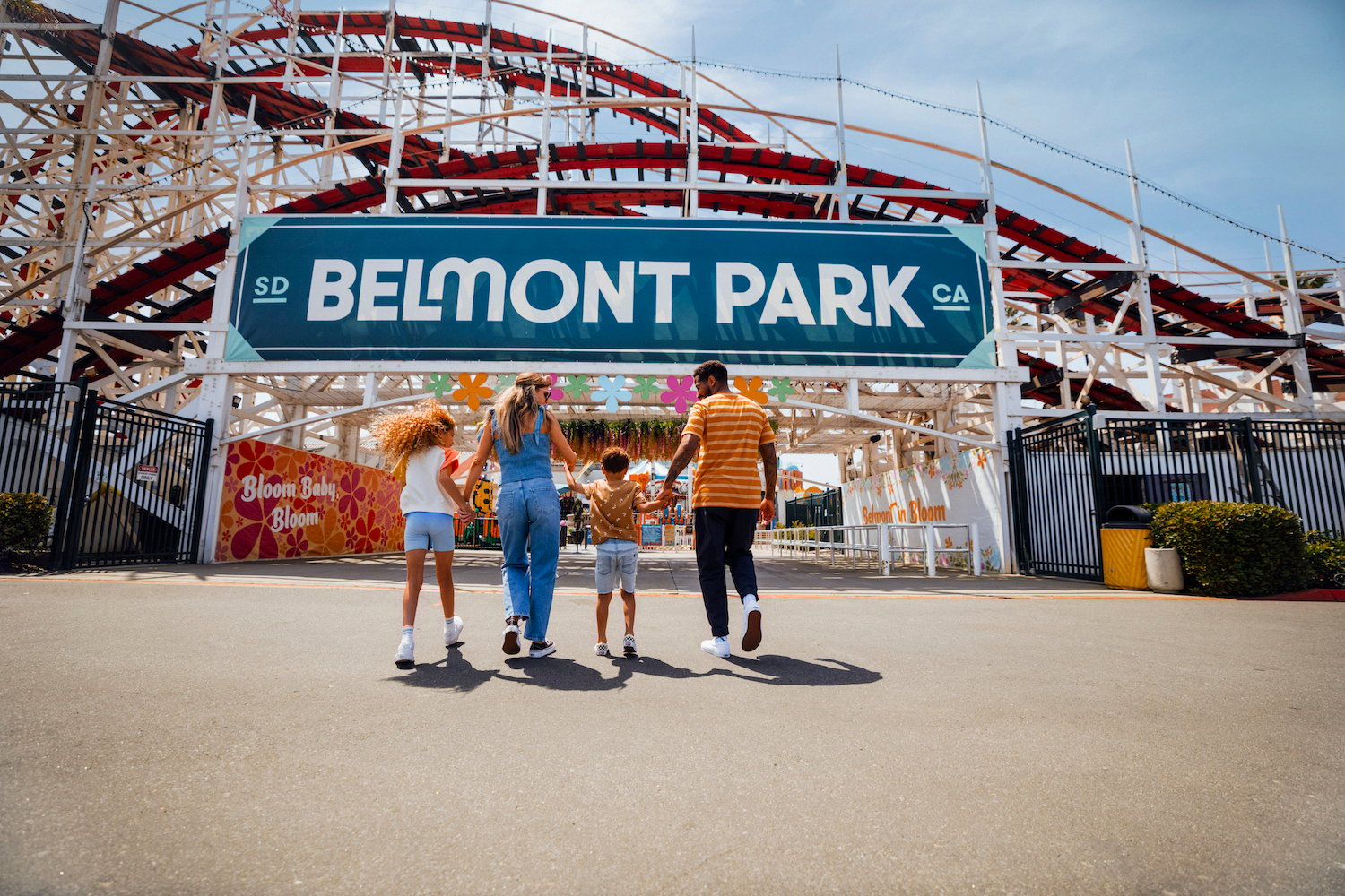 Fun things to do on Father's Day in San Diego including a day at Belmont Park, Mission Beach