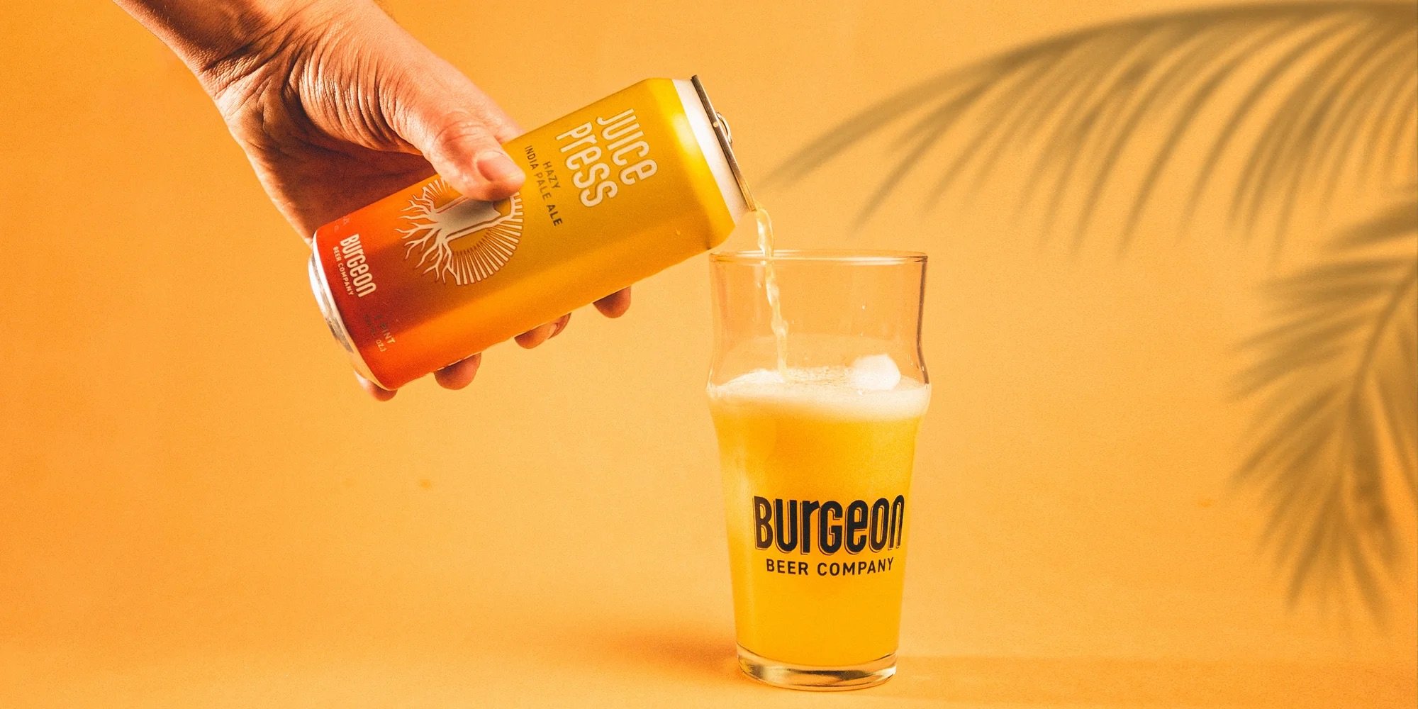 Best San Diego breweries and beer featuring Buregon Beer Company Juice Press being poured