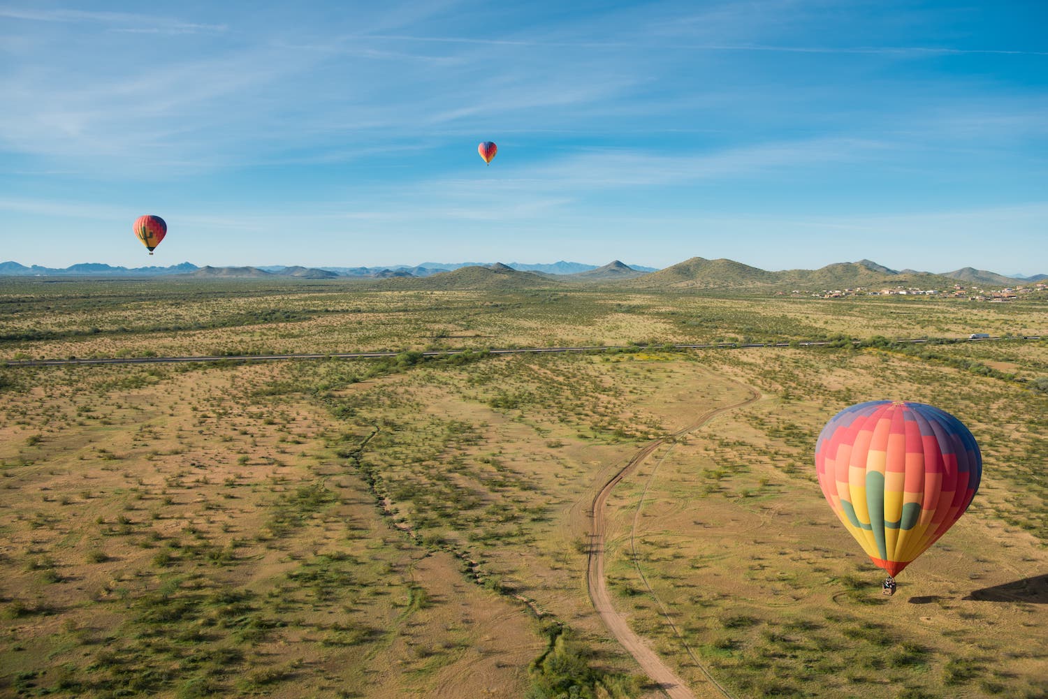 Hot air balloon rides from Hot Air Expeditions in Scottsdale a popular travel destination and fun thing to do in Arizona
