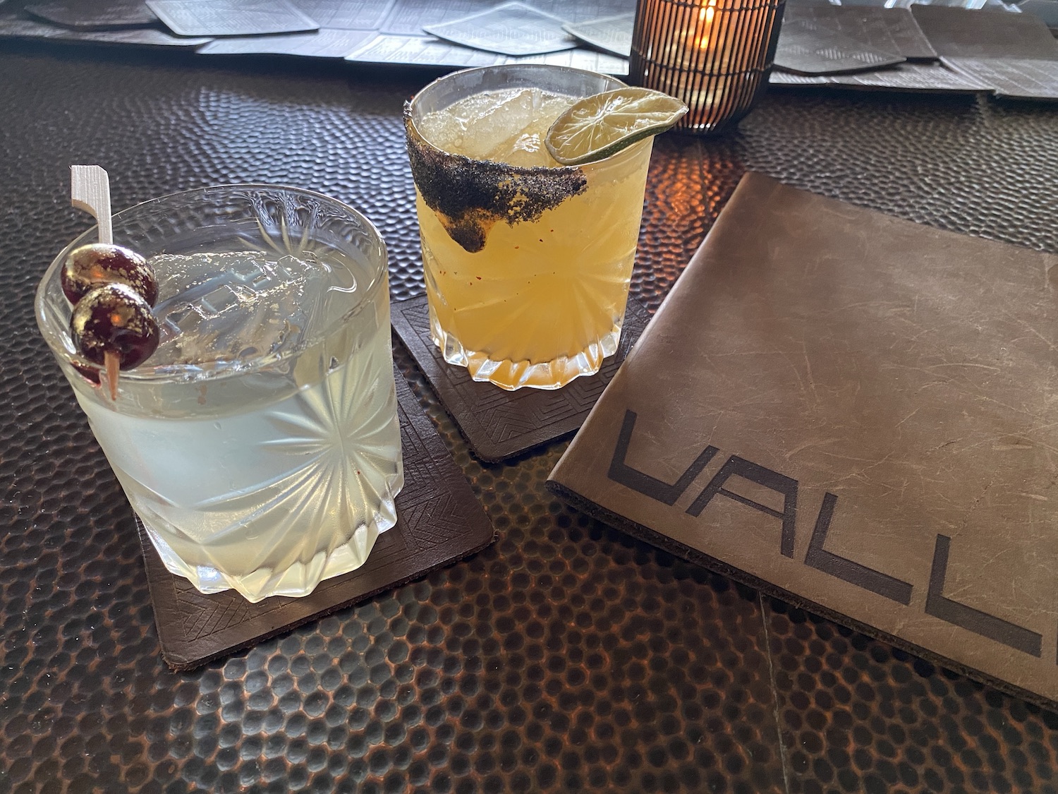 The best drinks in San Diego to try this month including Fogata cocktail from Valle