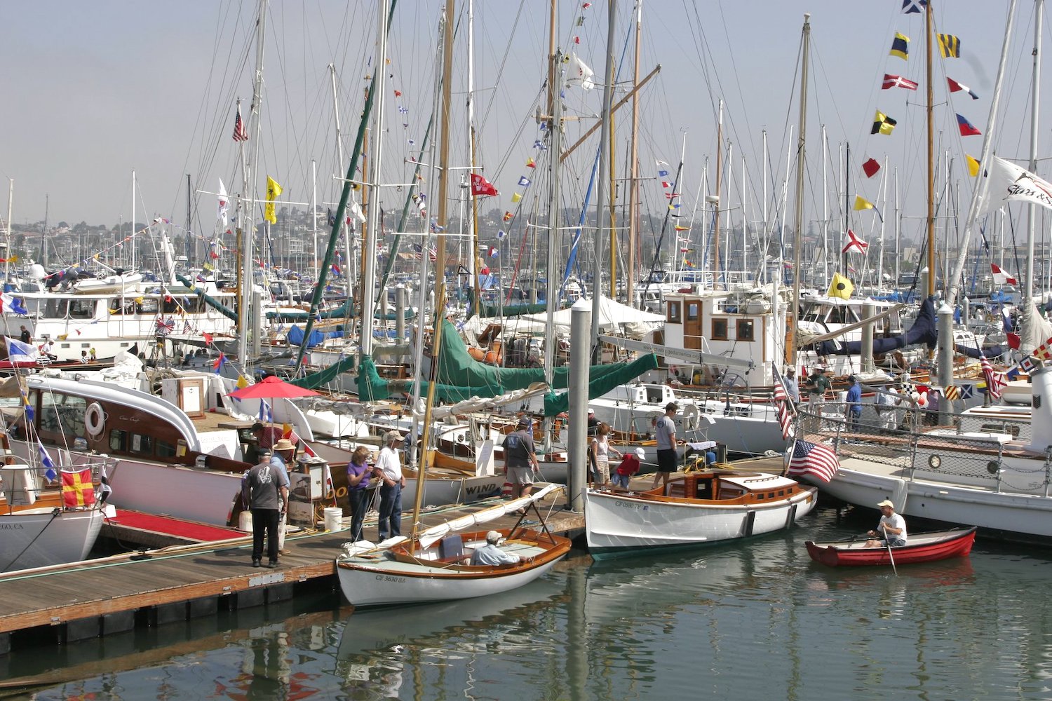 Fun things to do on Father's Day in San Diego 2024 including the 33rd annual Wooden Boat Festival in Shelter Island