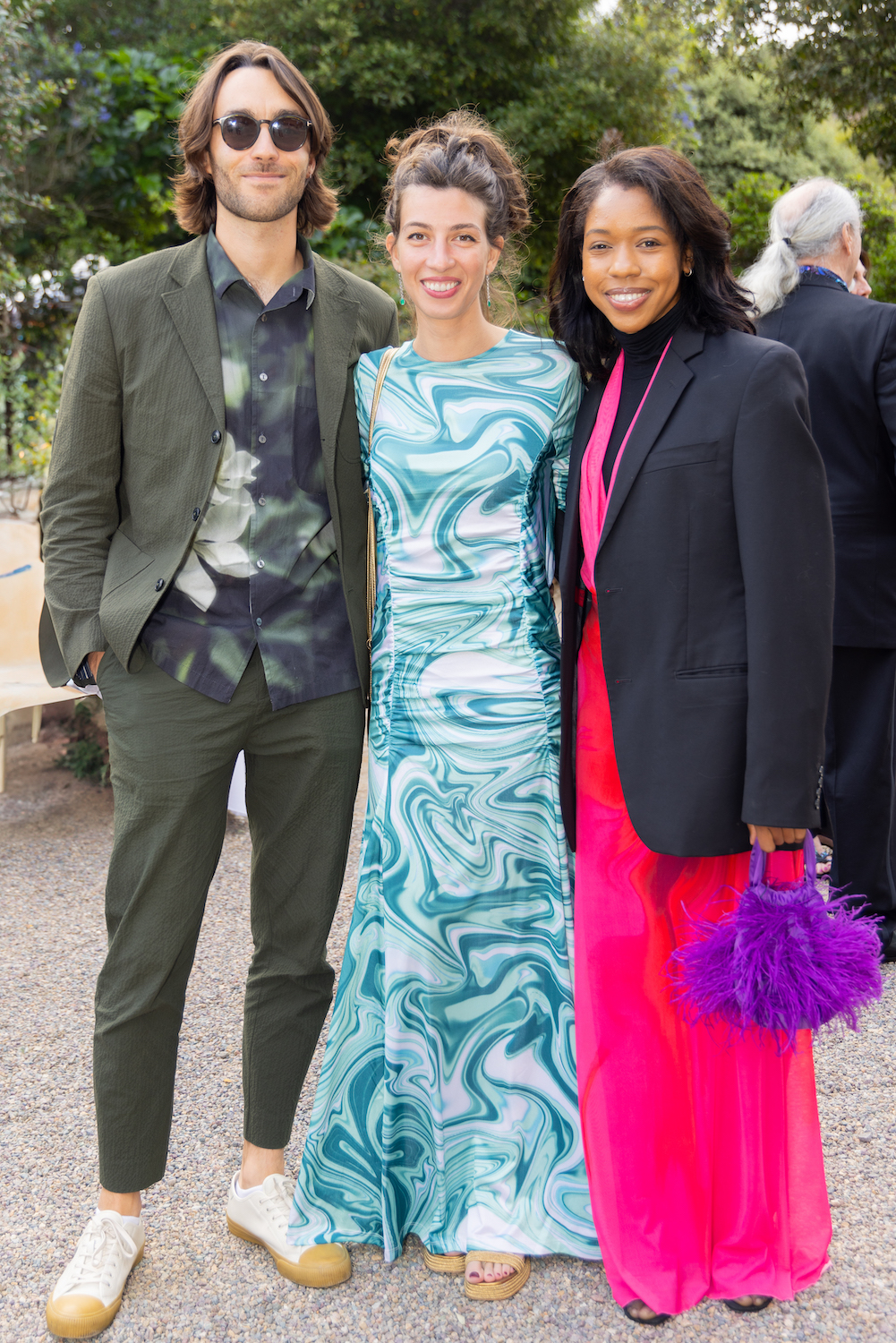 Amir Ferry, Lizzie Zelter, Chanell Stone at the Institute of Contemporary Art(ICA) 2024 New Tide Gala