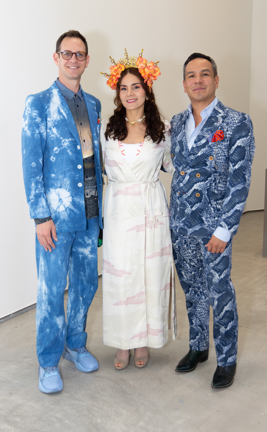 Andrew Utt, Carolina Montejo, Francisco Elias at the Institute of Contemporary Art(ICA) 2024 New Tide Gala