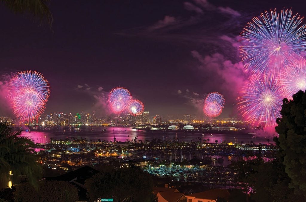 Fourth of July event in San Diego  called the Big Bay Boom firework show happening in 2024
