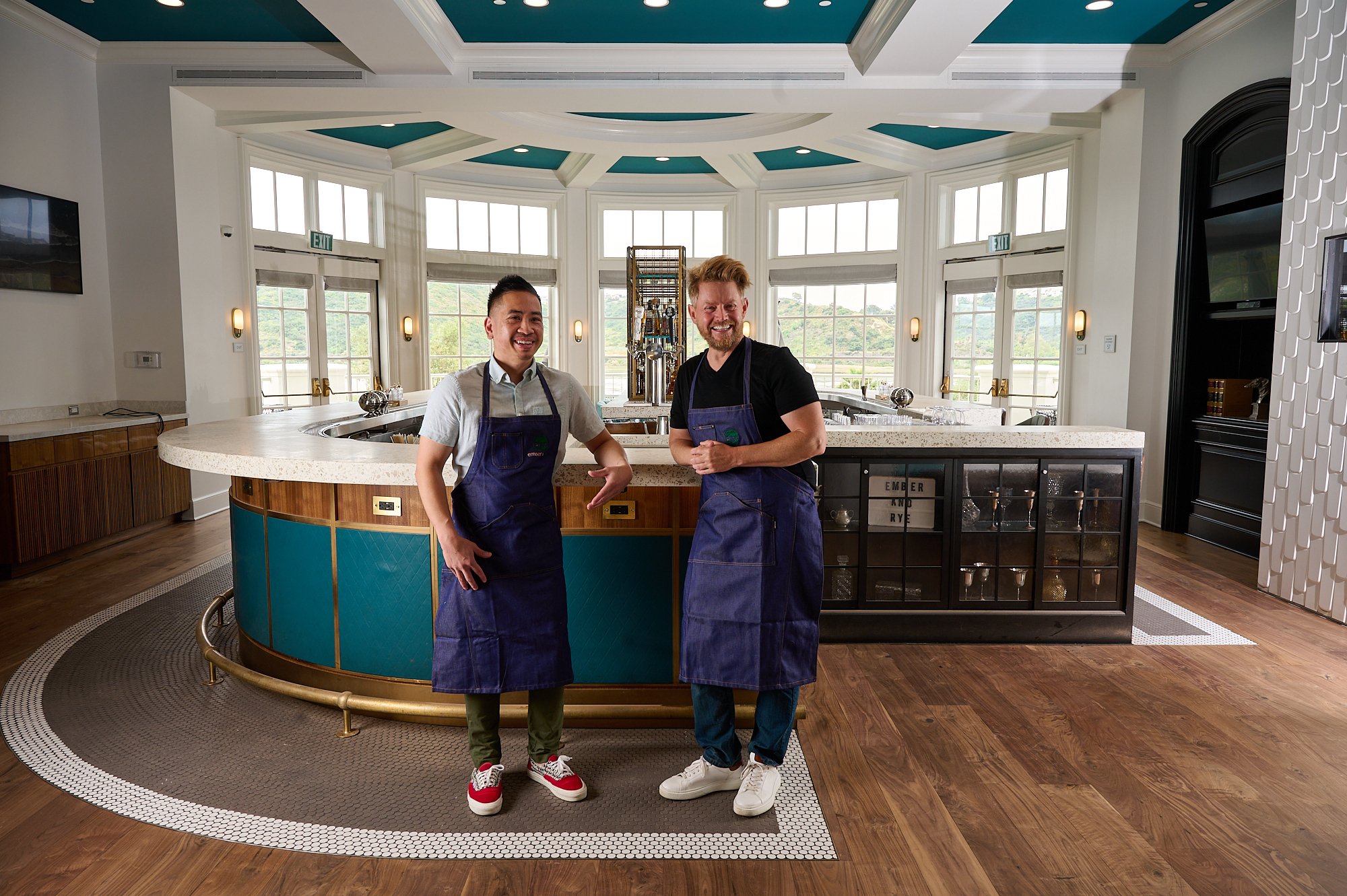 Chef Richard Blais and Jonathan Bautista from San Diego restaurant Ember & Rye at Park Hyatt Aviara reopening in June of 2024 in Carlsbad