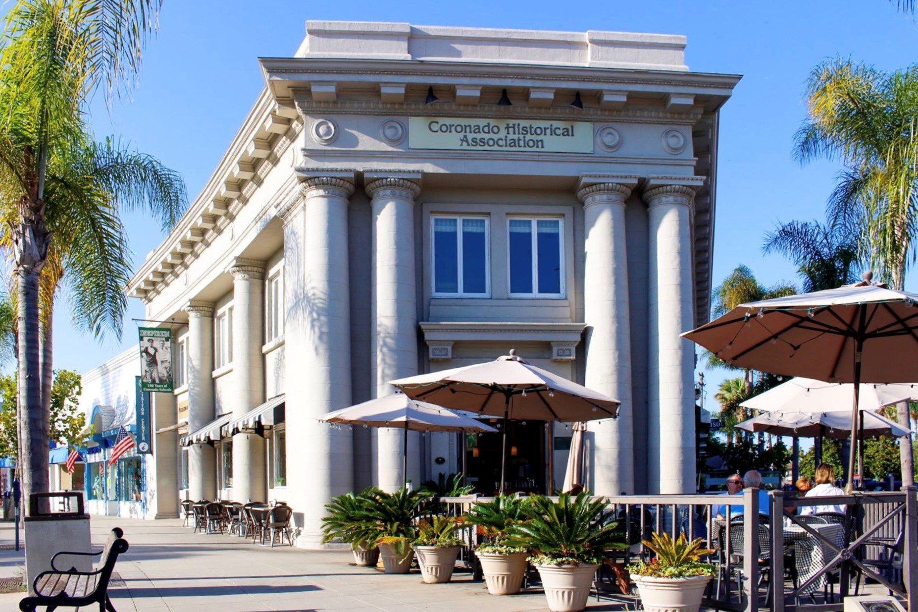 Exterior of L'Orangerie a new San Diego French Restaurant in Coronado