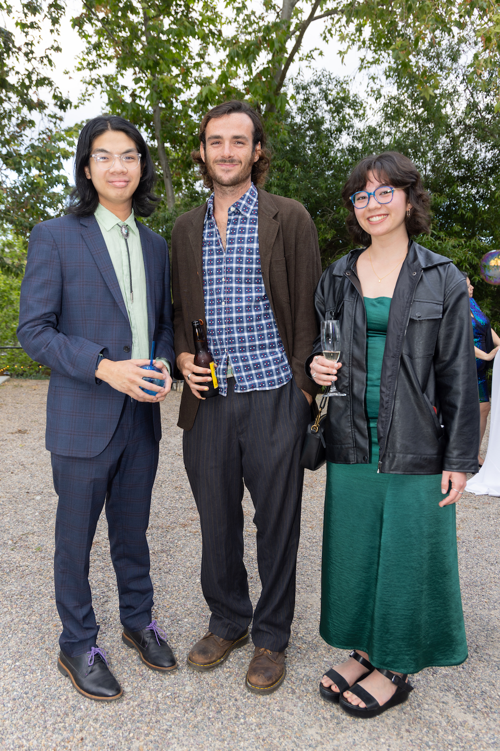Ethan Chan, Santiago Diaz, Gracie Moon at the Institute of Contemporary Art(ICA) 2024 New Tide Gala