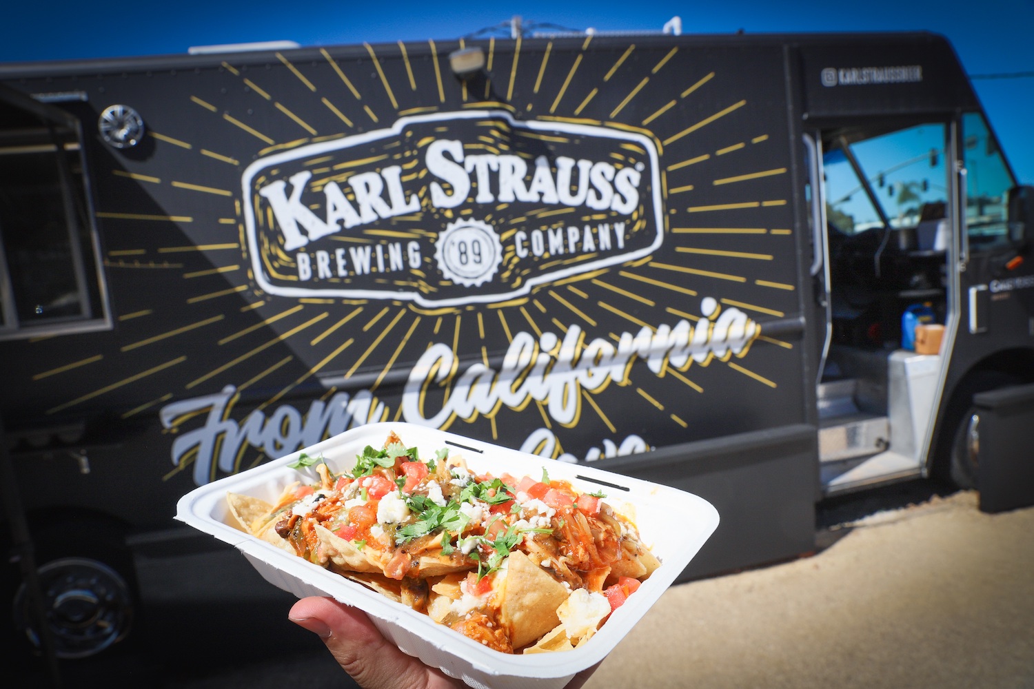 San Diego brewery Karl Strauss featuring their Outpost location and food truck