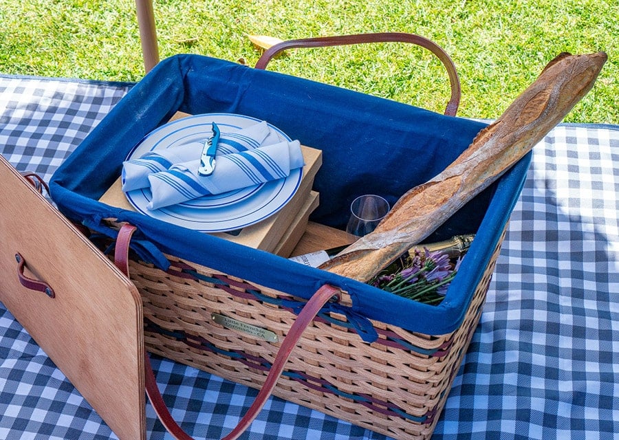 San Diego French restaurant Little Frenchie offering curated picnic baskets with charcuterie 