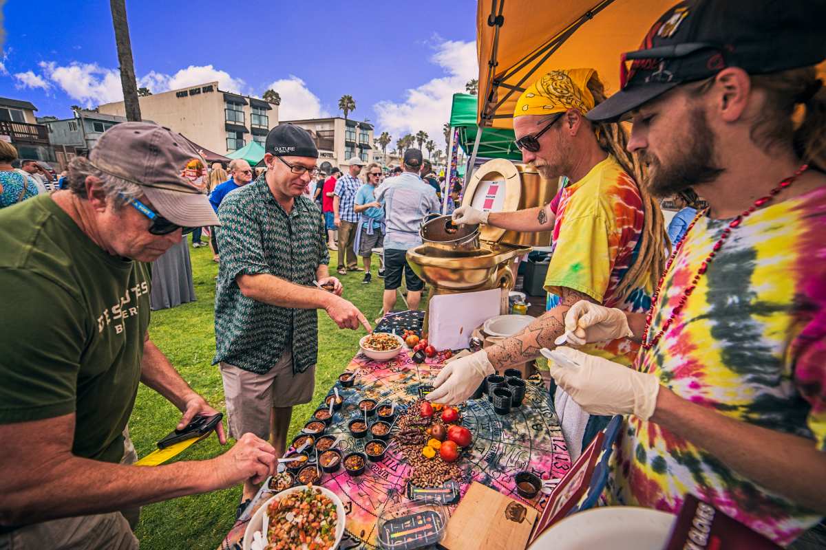 San Diego event The 44th Annual Ocean Beach Street Fair & Chili Cookoff featuring chili tastings  
