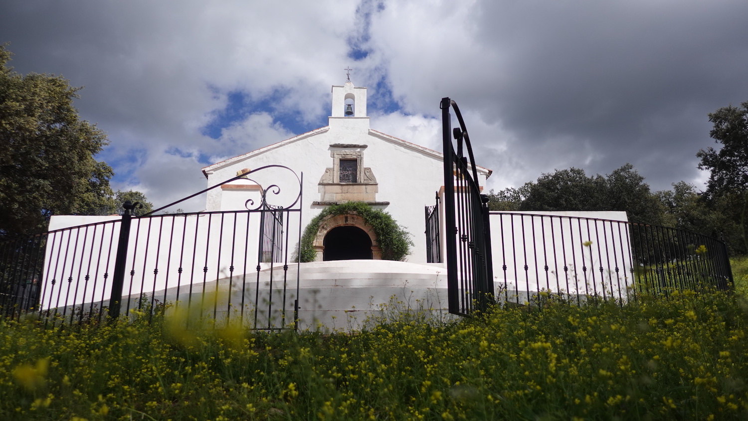 Exterior of the San Nicolás del Puerto hermitage in Servilla, Spain where Saint Diego lived