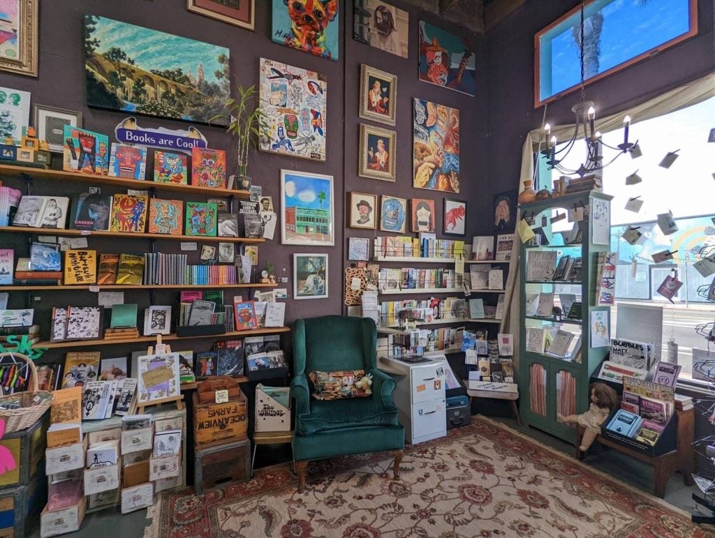 Best of San Diego 2024 Retail featuring local independent bookstore Verbatim Books in North Park