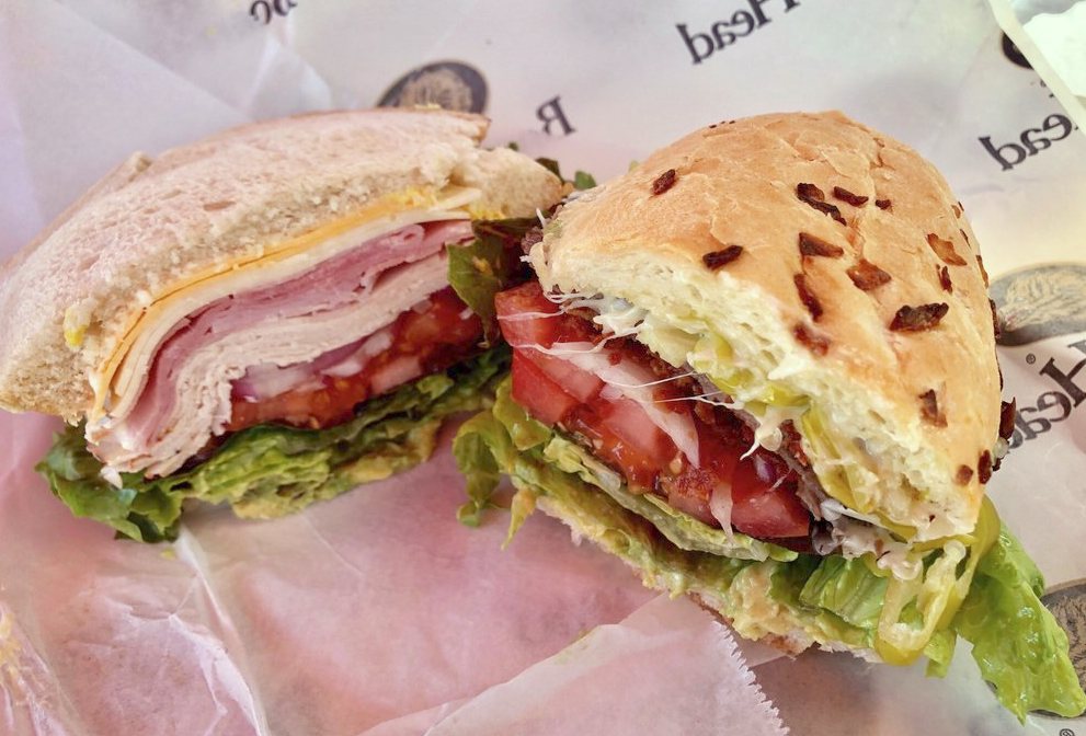 Best liquor store sandwiches in San Diego featuring the San Diegan from Clem's Bottle House Deli in North Park