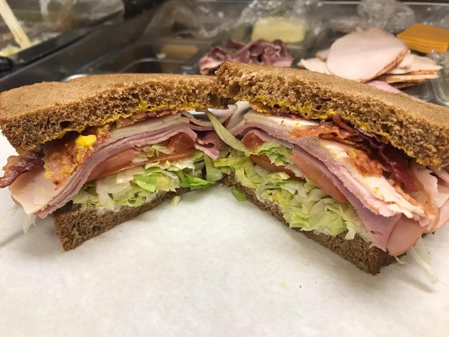 Best liquor store sandwiches in San Diego featuring Jack's Club from Cozines Liquor and Deli in National City