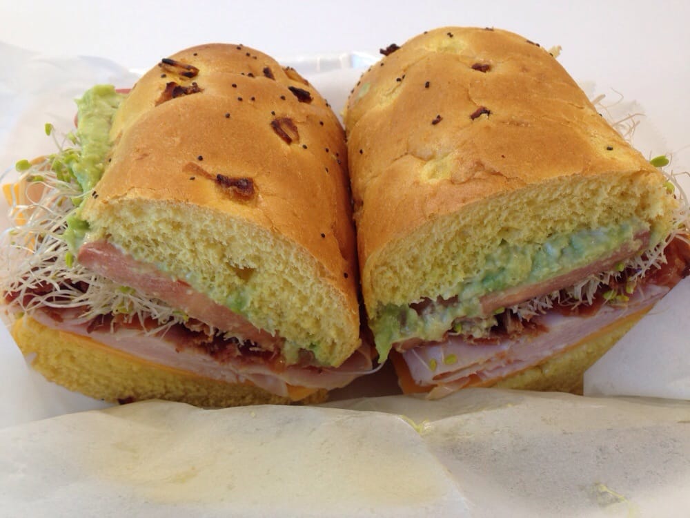 Best liquor store sandwiches in San Diego featuring the Construction sandwich from Mixon Liquor & Deli in downtown