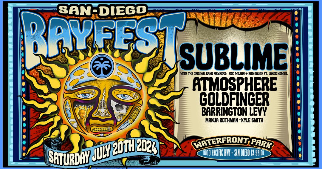 San Diego Bayfest 2024 music festival lineup poster