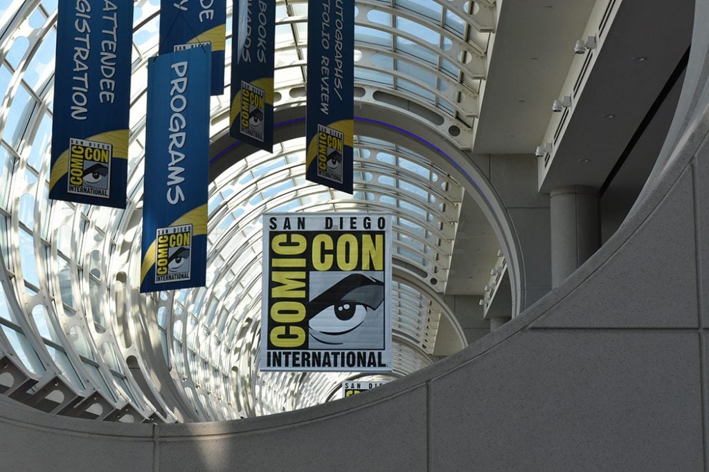 San Diego Comic-Con 2024 featuring the interior of the San Diego Convention Center