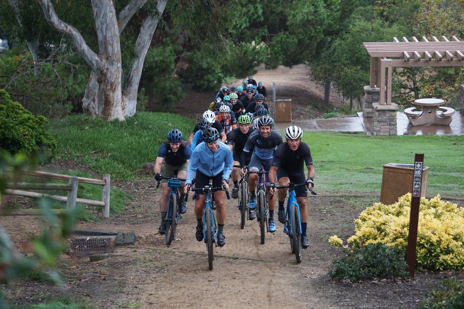 San Diego biking club Gravelsoke's monthly gravel rides event