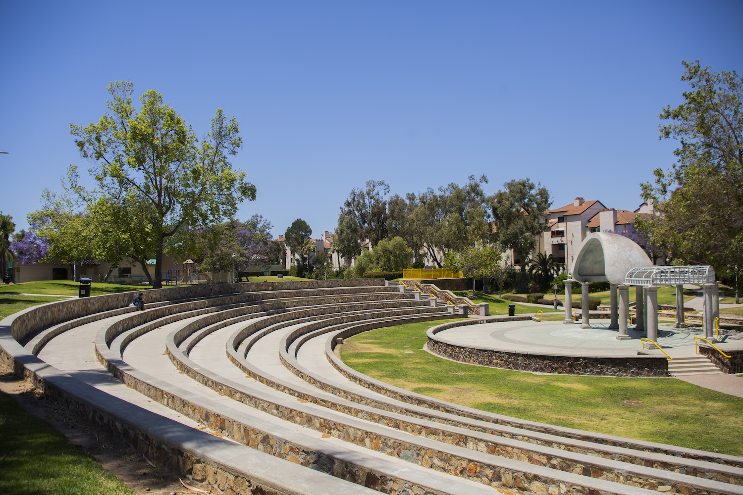 Exterior of Memorial Park in Chula Vista which New City America plans to renovate and build into a community gathering space