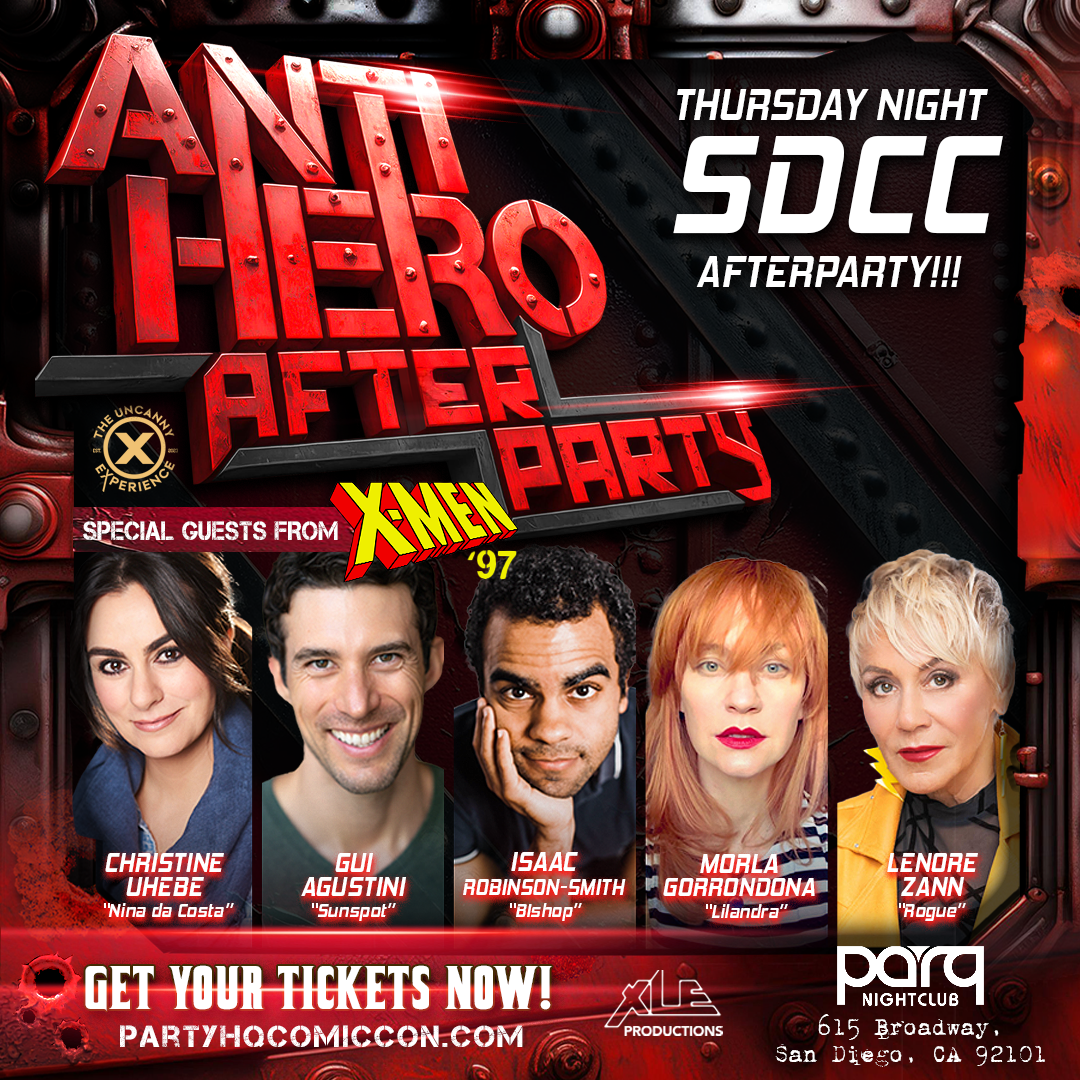 San Diego Comic-Con 2024 after parties featuring Anti-Hero After Party event at Parq Nightclub in the Gaslamp Quarter