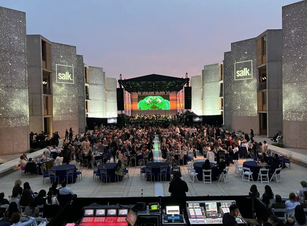 Salk Institute's Symphony at Salk Concert Under the Stars fundraising event in La Jolla, San Diego