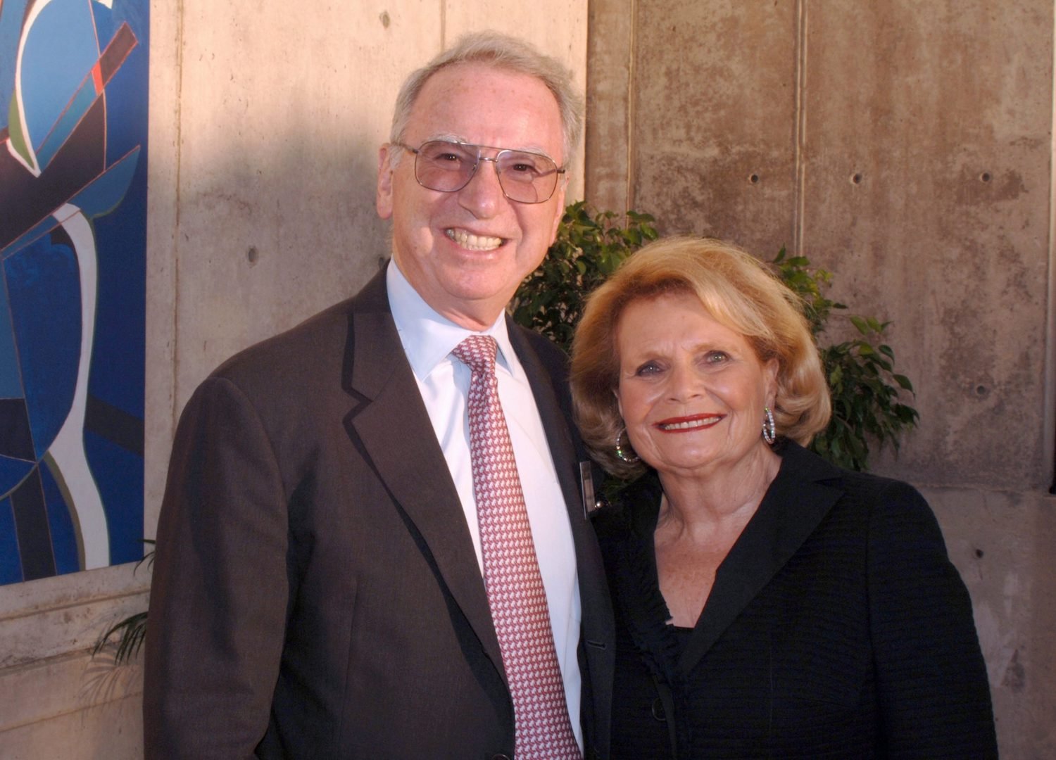 Qualcomm founder Irwin Jacobs with his wife Joan Jacobs known for her philanthropic work