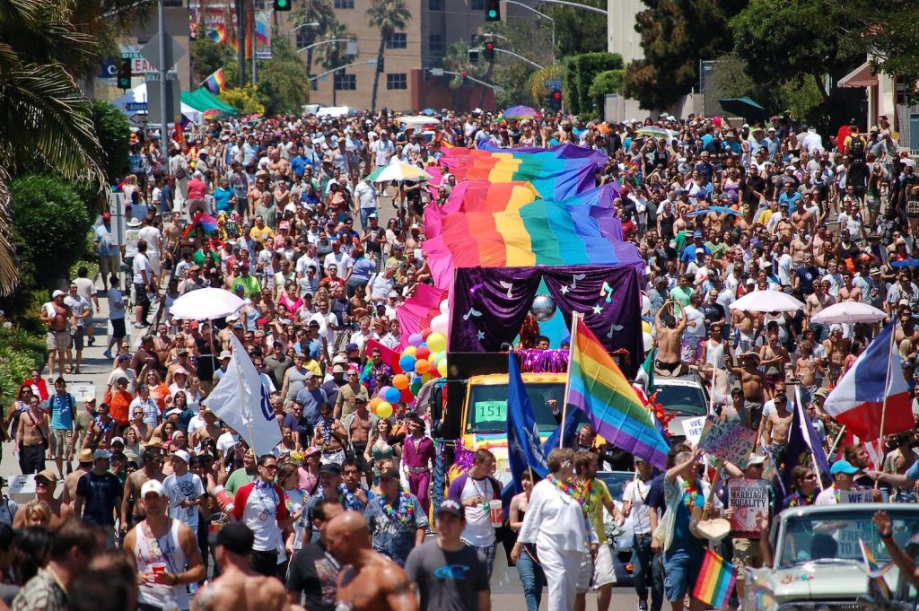 San Diego's annual Pride Parade happening in Hillcrest