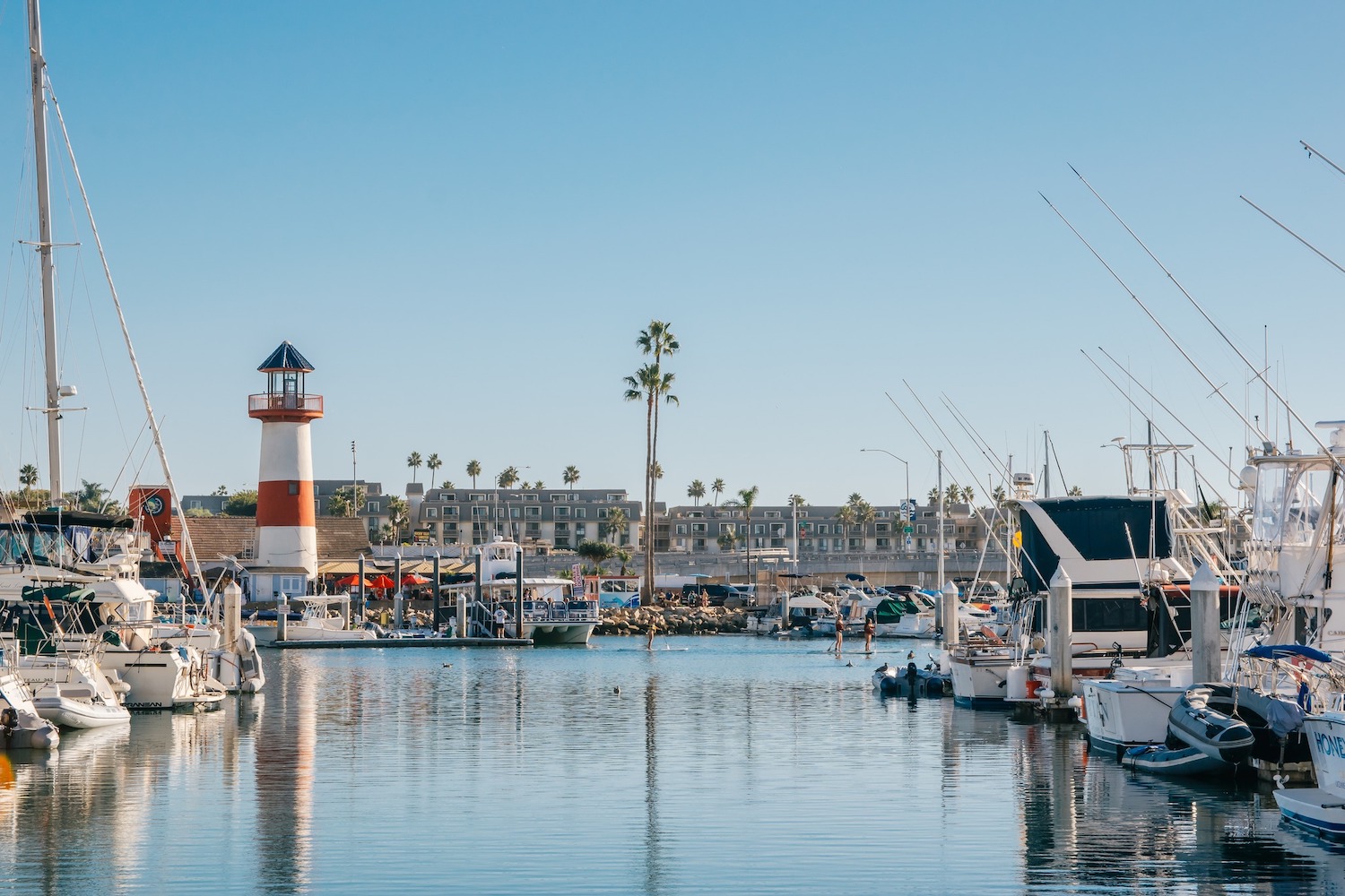 Oceanside Harbor where the new Fishermen's Market has opened up offering fresh seafood every Sunday