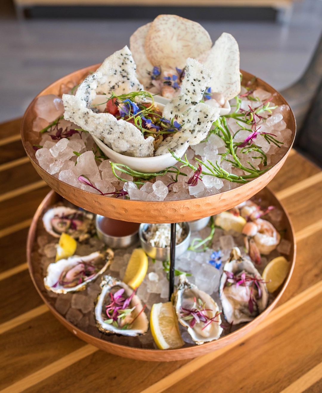 A Seafood Tower at Vistal