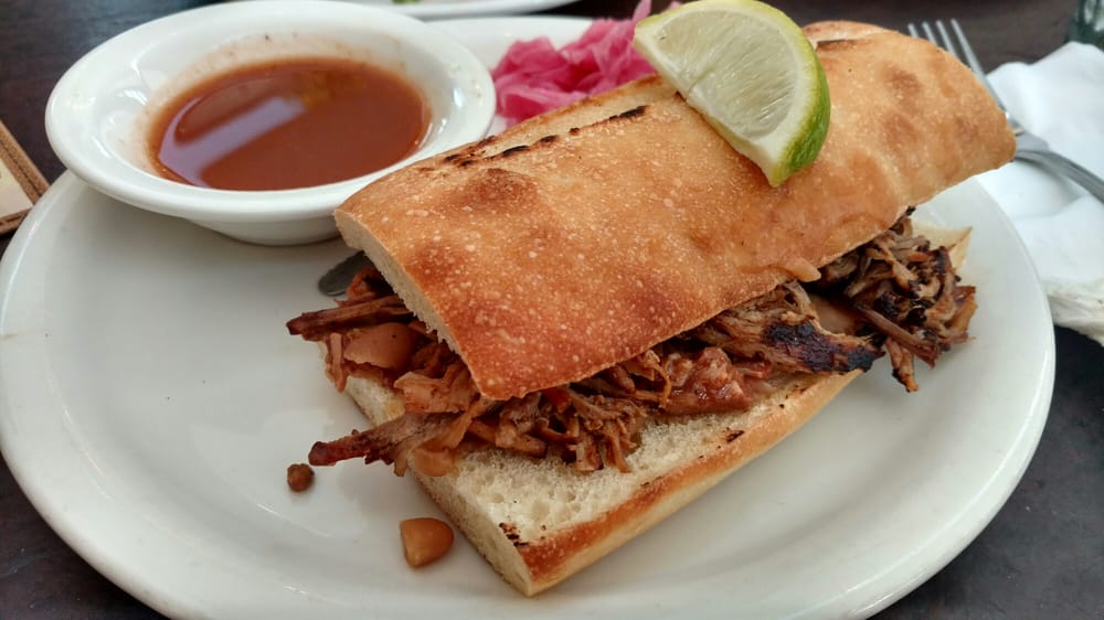 San Diego Mexican restaurant's Torta Ahogadas from Cantina Mayahuel in University Heights