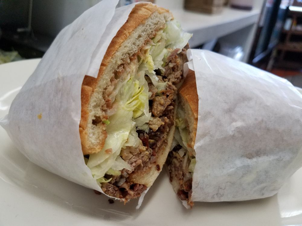 San Diego Mexican restaurant's Carne Asada Torta from Chuy's Taco Shop in Rolando Village