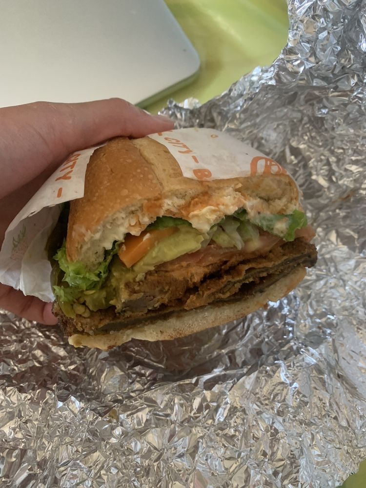 San Diego Mexican restaurant's Milanesa Torta from Frutas 100% Natural