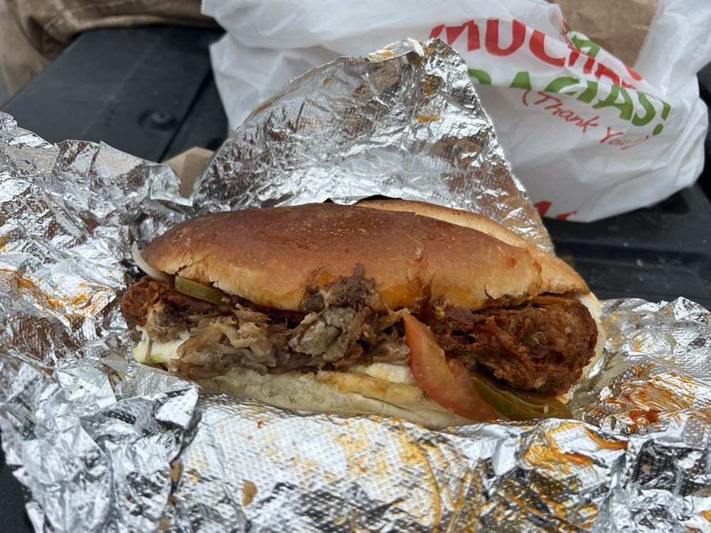 San Diego Mexican restaurant's Carnitas Torta from Lucy Bakery 